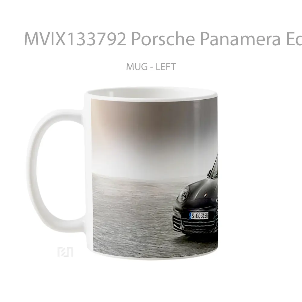 Mug Porsche Panamera Edition Cangkir Mobil - All-side / Desain