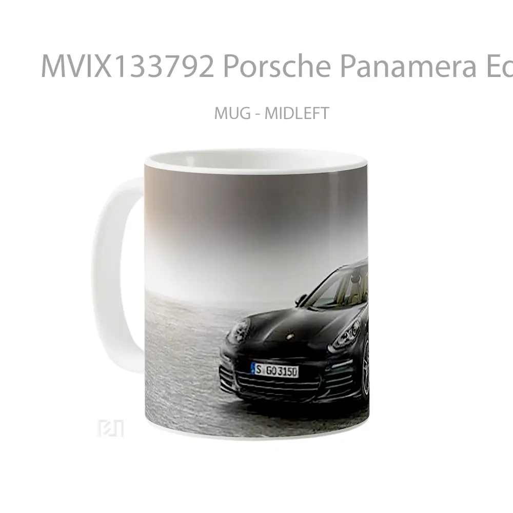 Mug Porsche Panamera Edition Cangkir Mobil - All-side / Desain