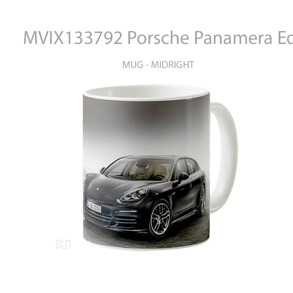 Mug Porsche Panamera Edition Cangkir Mobil - All-side / Desain