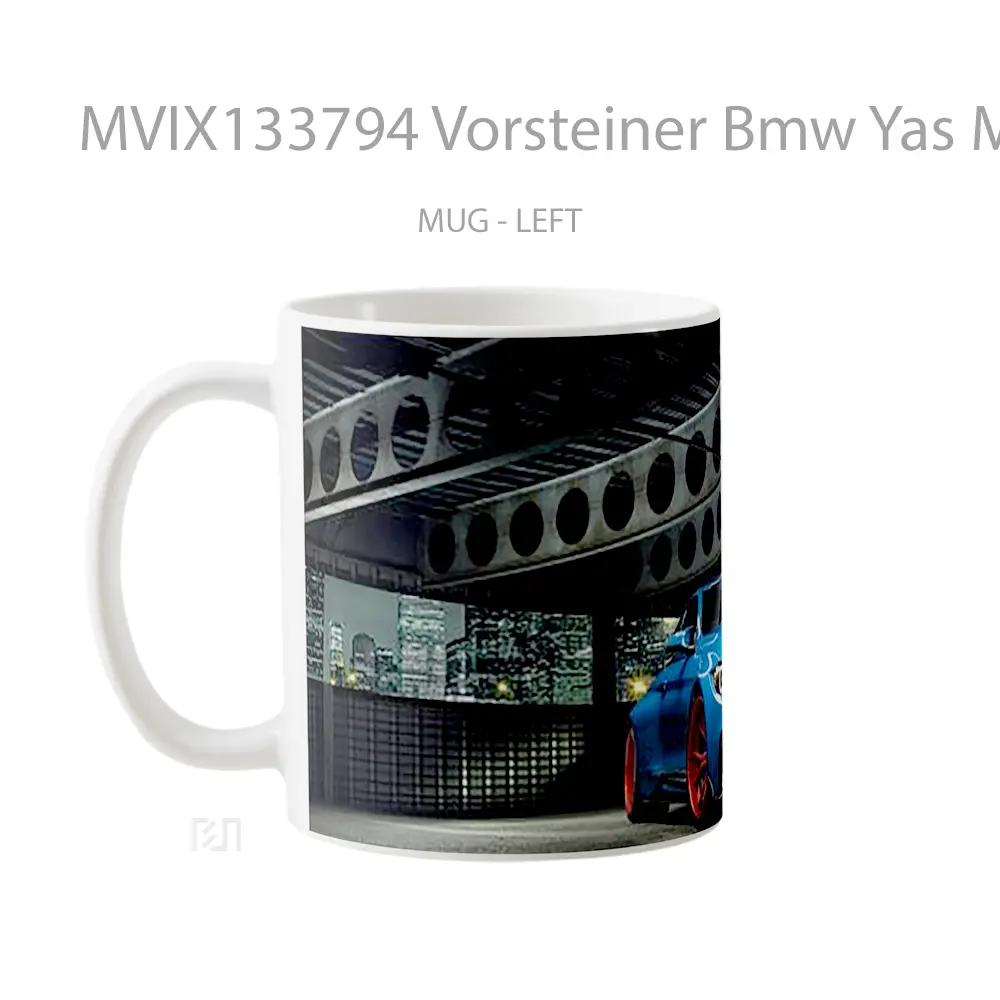 Mug Vorsteiner Bmw Yas Marina Ble Gtrs4 Anniversary Edition Cangkir Mobil - All-side / Desain