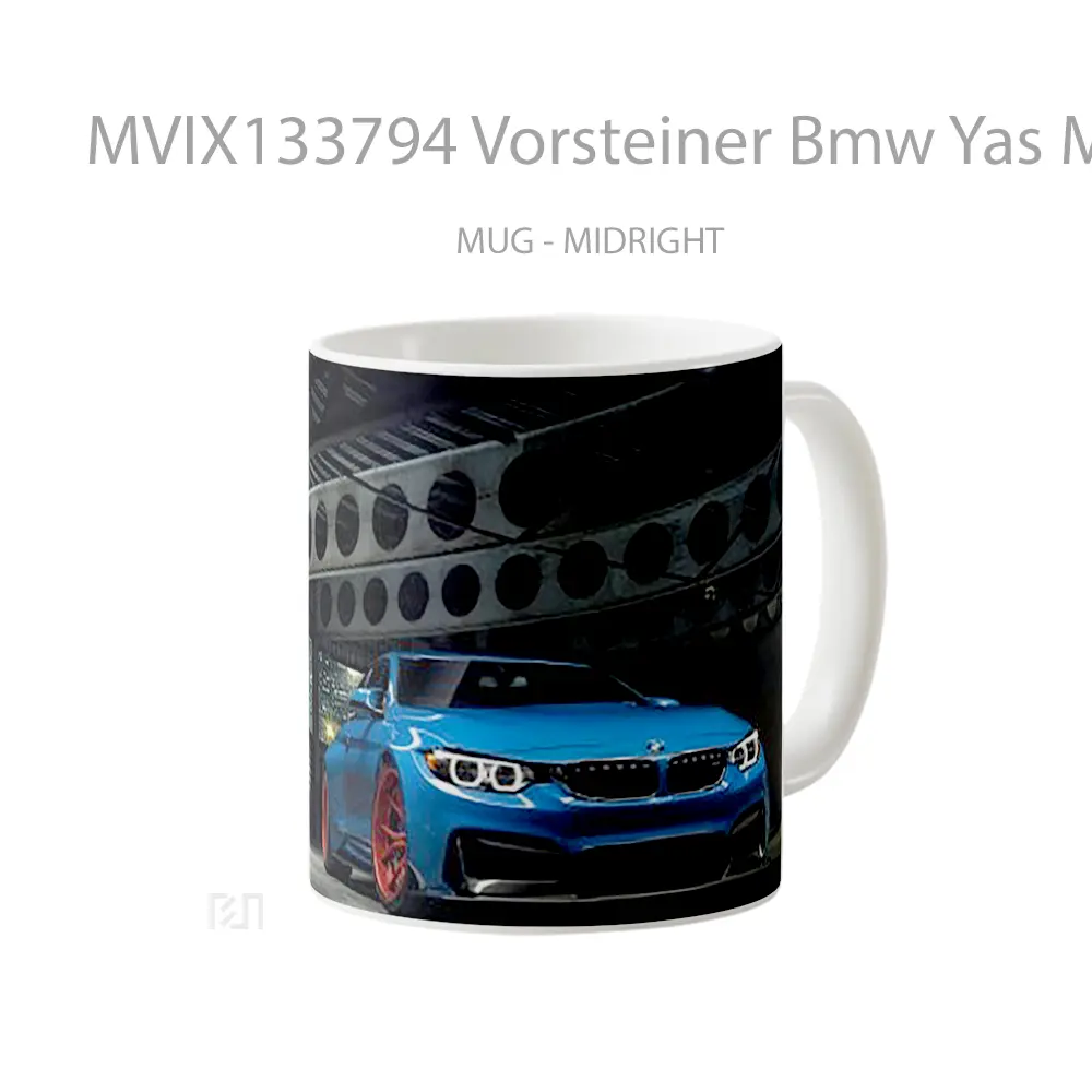 Mug Vorsteiner Bmw Yas Marina Ble Gtrs4 Anniversary Edition Cangkir Mobil - All-side / Desain