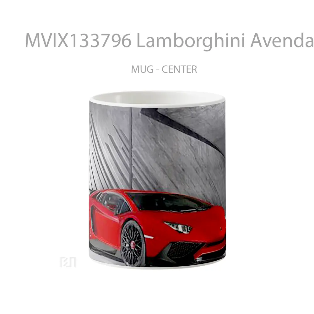 Mug Keramik Premium SNI - Mug Lamborghini Avendator Supervelove Cangkir Mobil