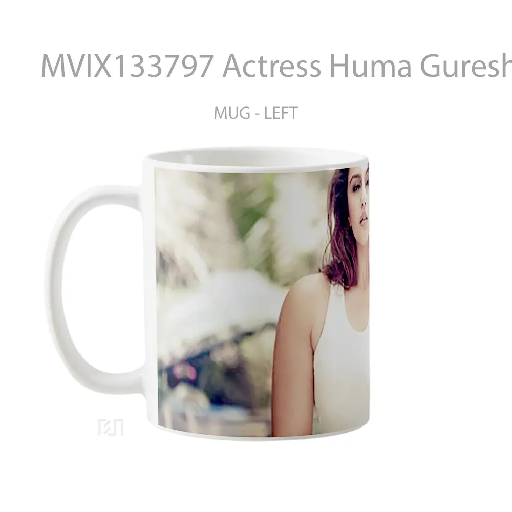 Mug Actress Huma Gureshi Gelas Keramik Unik - All-side / Desain