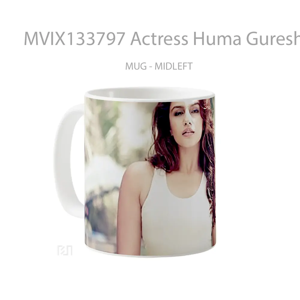 Mug Actress Huma Gureshi Gelas Keramik Unik - All-side / Desain