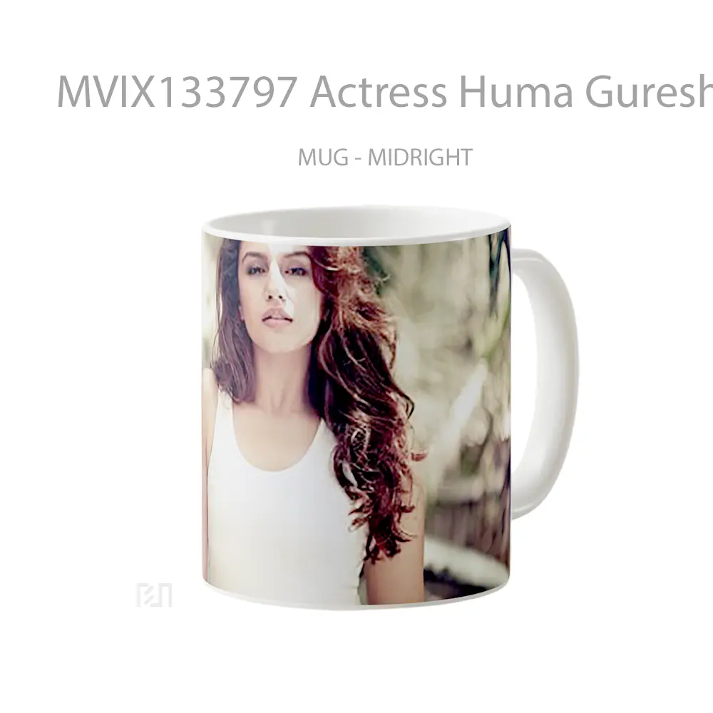 Mug Actress Huma Gureshi Gelas Keramik Unik - All-side / Desain