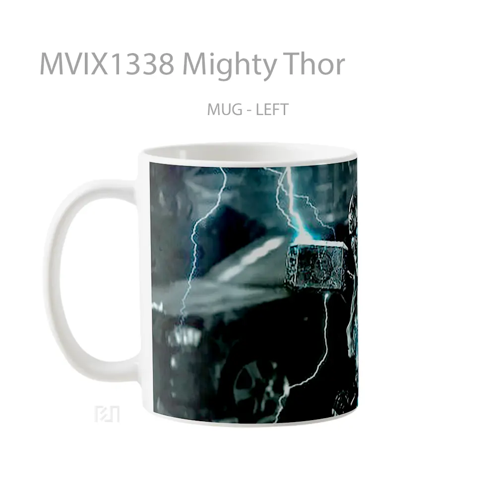 Mug Mighty Thor Gelas Superhero - All-side / Desain