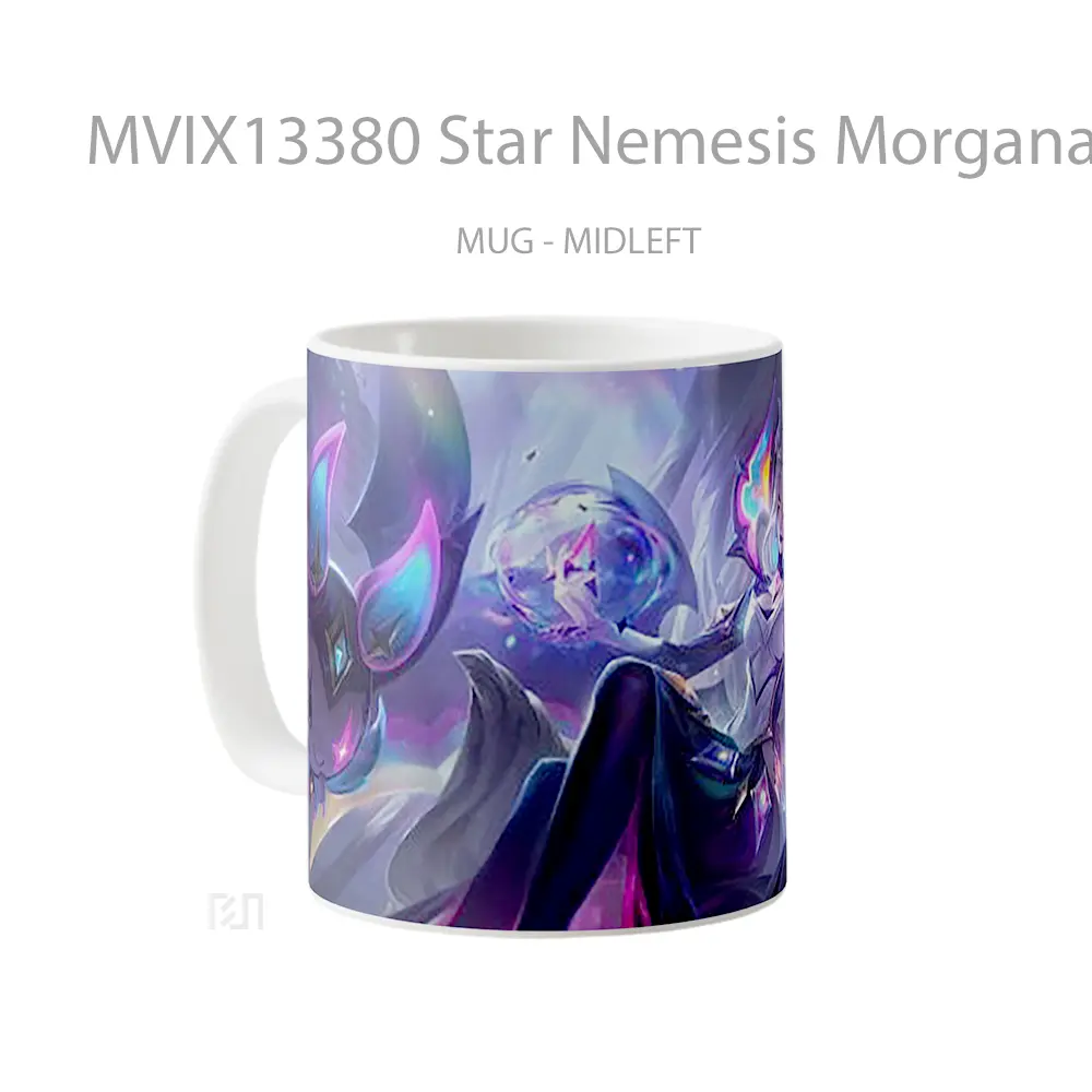 Mug Star Nemesis Morgana Skin League Of Legends Cangkir Gamer - All-side / Desain