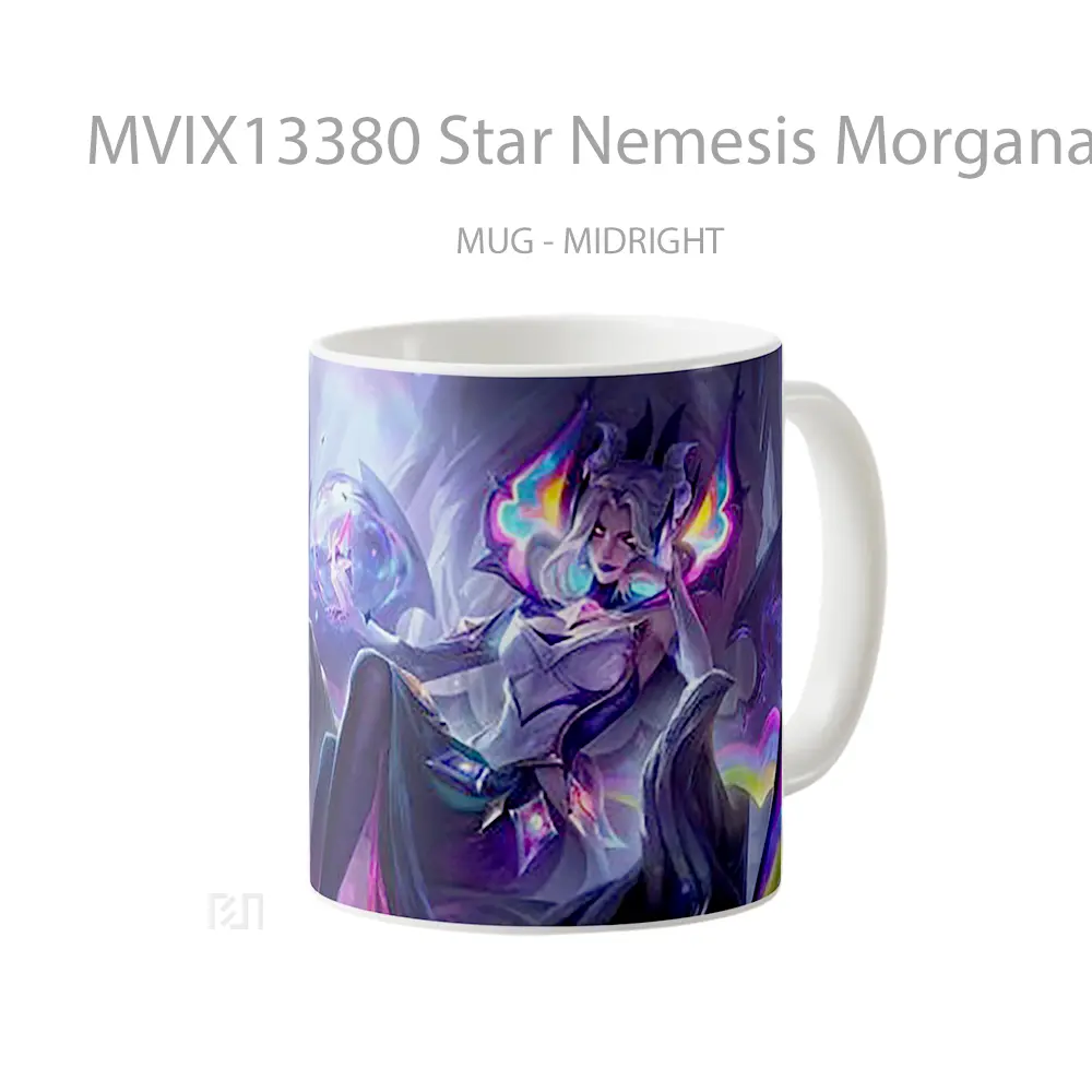 Mug Star Nemesis Morgana Skin League Of Legends Cangkir Gamer - All-side / Desain