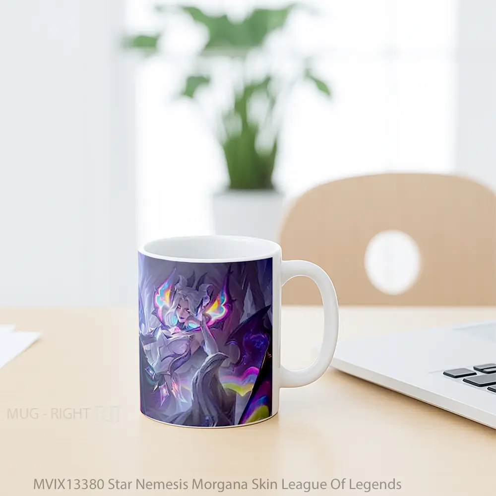 Mug Star Nemesis Morgana Skin League Of Legends Cangkir Gamer - All-side / Desain