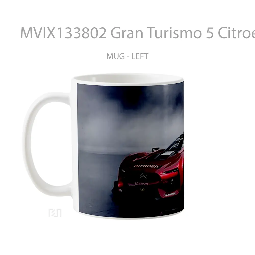 Mug Gran Turismo 5 Citroen Gt Gelas Keramik Unik - All-side / Desain