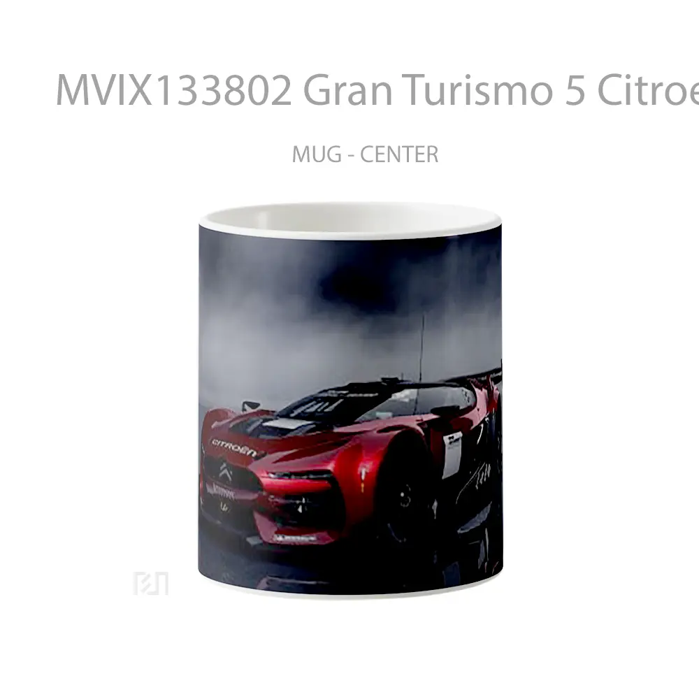 Mug Gran Turismo 5 Citroen Gt Gelas Keramik Unik