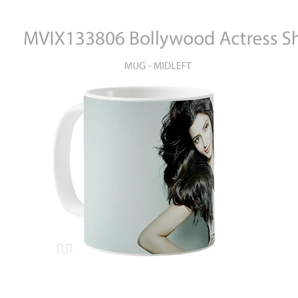 Mug Bollywood Actress Shruti Haasan Gelas Keramik Unik - All-side / Desain