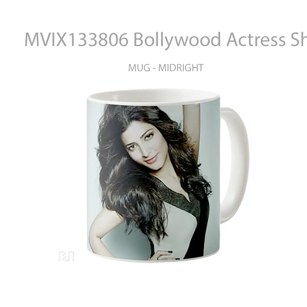 Mug Bollywood Actress Shruti Haasan Gelas Keramik Unik - All-side / Desain