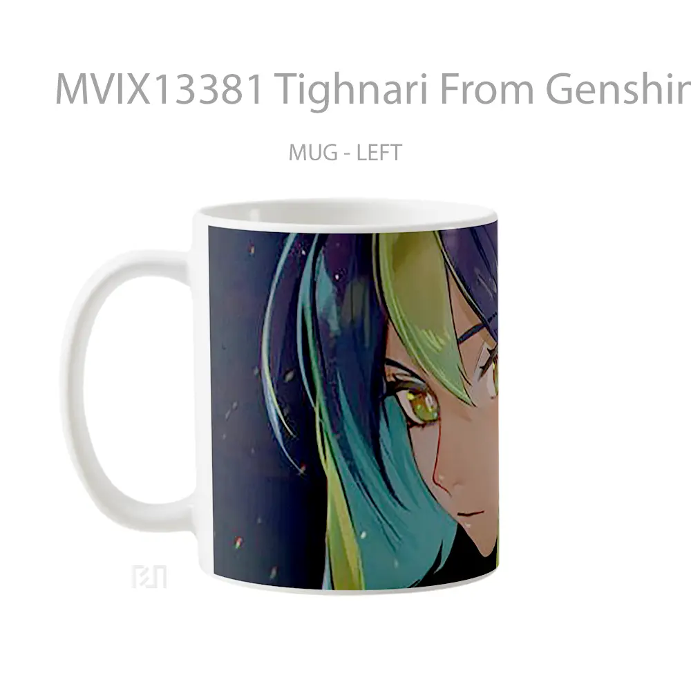 Mug Tighnari From Genshin Impact Cangkir Gamer - All-side / Desain