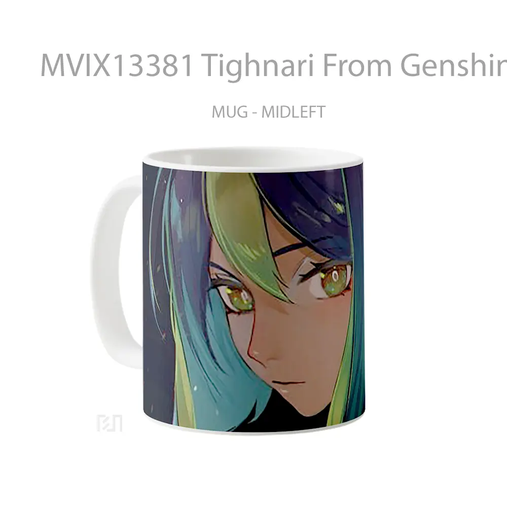 Mug Tighnari From Genshin Impact Cangkir Gamer - All-side / Desain