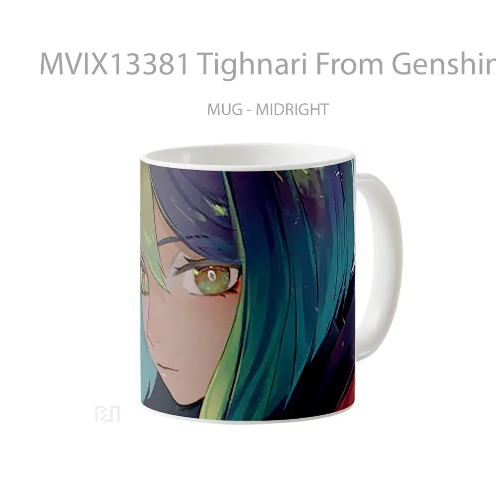 Mug Tighnari From Genshin Impact Cangkir Gamer - All-side / Desain