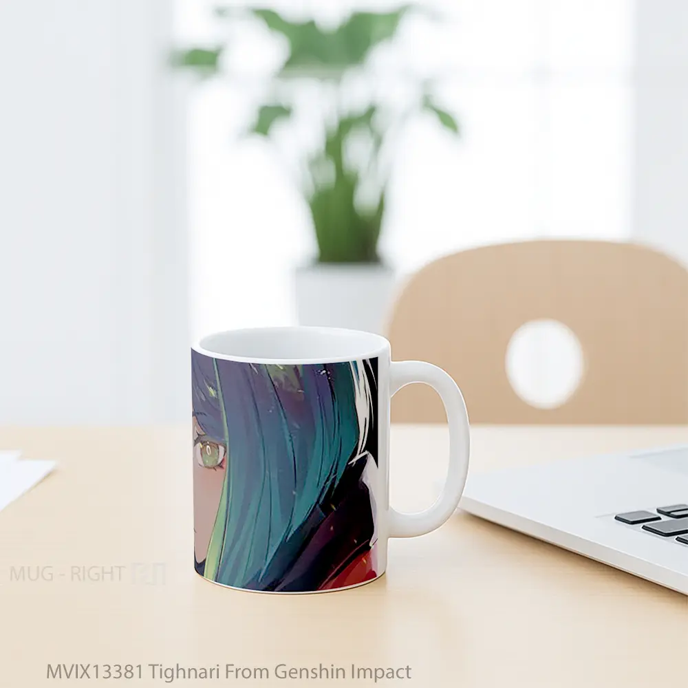 Mug Tighnari From Genshin Impact Cangkir Gamer - All-side / Desain