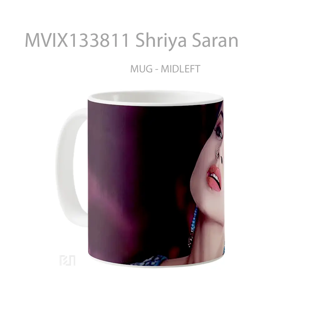 Mug Shriya Saran Gelas Keramik Unik - All-side / Desain