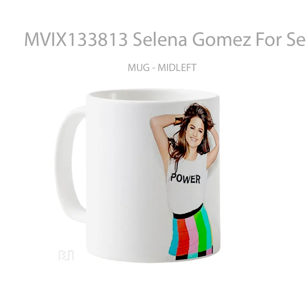 Mug Selena Gomez For Seventeen 2014 Gelas Selebriti - All-side / Desain
