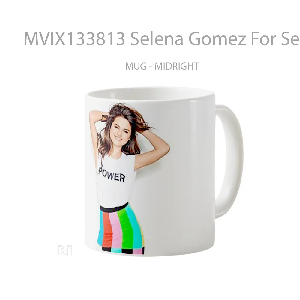 Mug Selena Gomez For Seventeen 2014 Gelas Selebriti - All-side / Desain