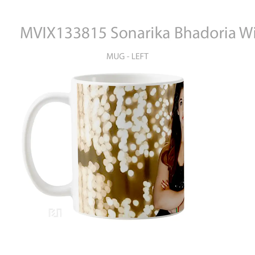 Mug Sonarika Bhadoria With Lights Gelas Keramik Unik - All-side / Desain