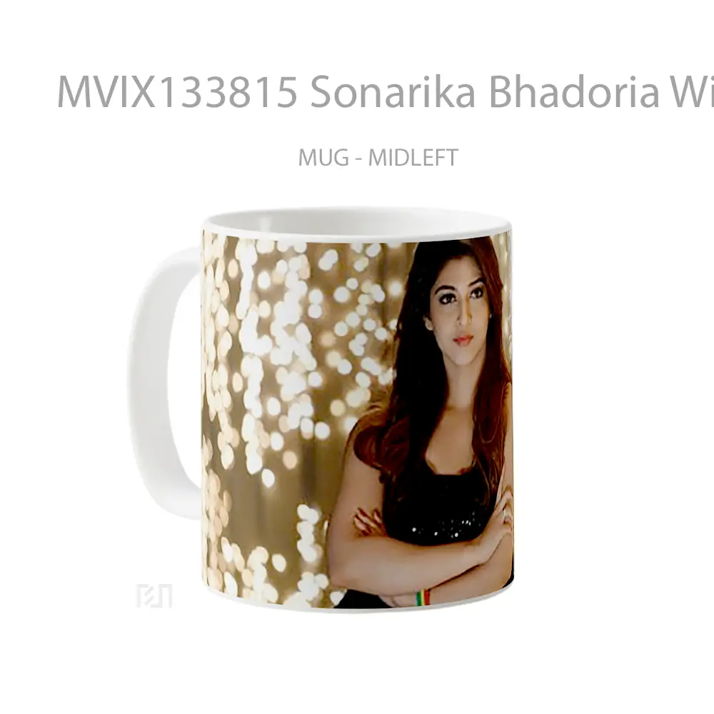 Mug Sonarika Bhadoria With Lights Gelas Keramik Unik - All-side / Desain