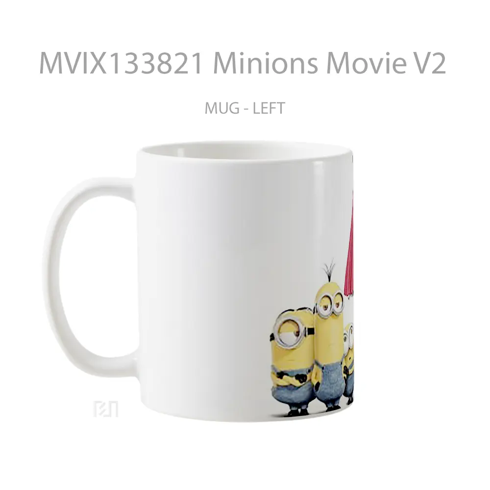 Mug Minions Movie V2 Gelas Kartun - All-side / Desain