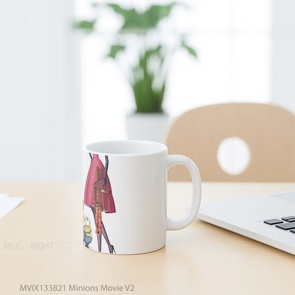 Mug Minions Movie V2 Gelas Kartun - All-side / Desain