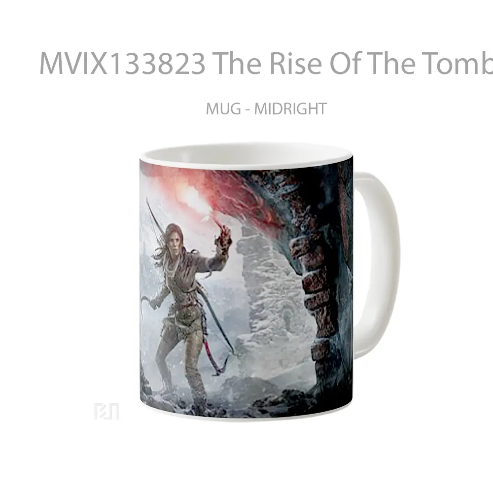Mug The Rise Of The Tomb Raider Gelas Keramik Unik - All-side / Desain