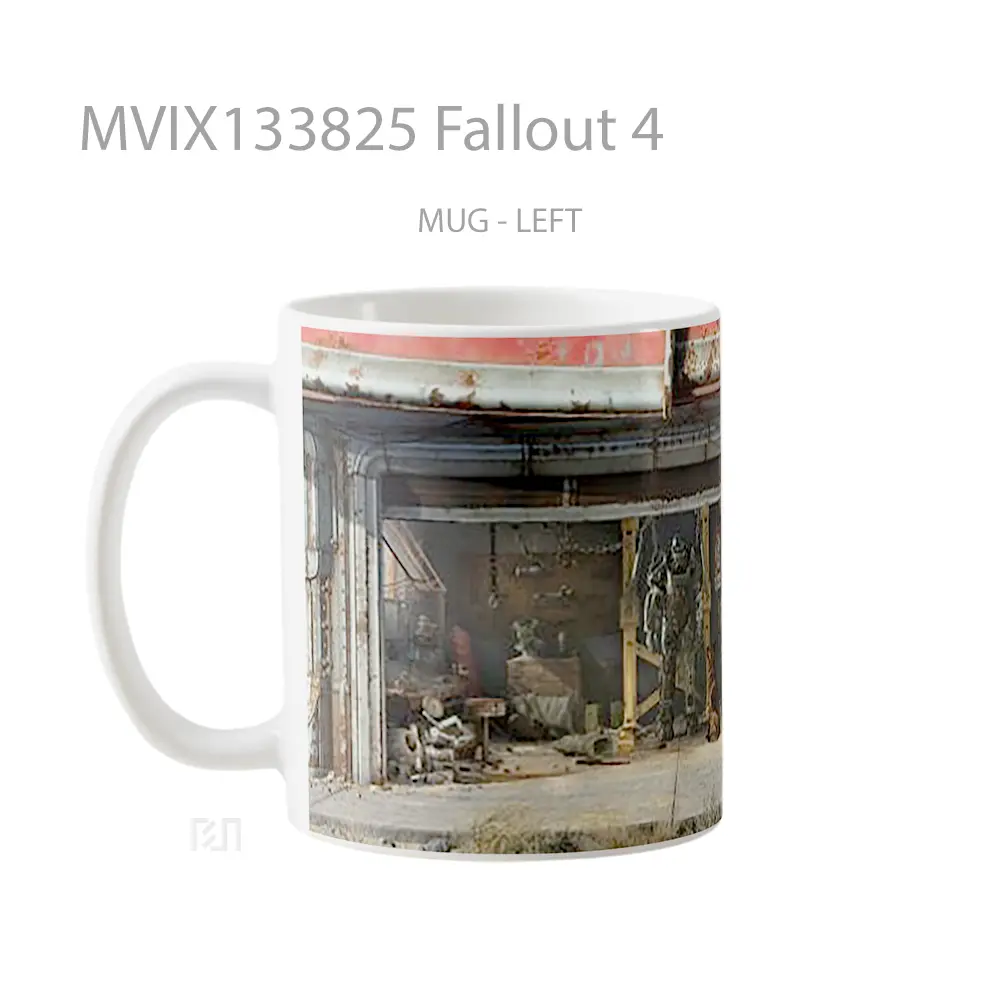 Mug Fallout 4 Gelas Keramik Unik - All-side / Desain