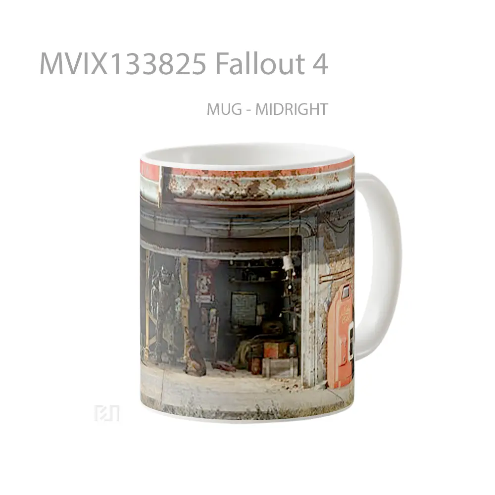 Mug Fallout 4 Gelas Keramik Unik - All-side / Desain