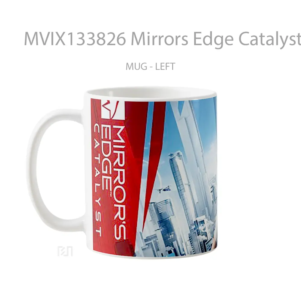 Mug Mirrors Edge Catalyst Gelas Keramik Unik - All-side / Desain