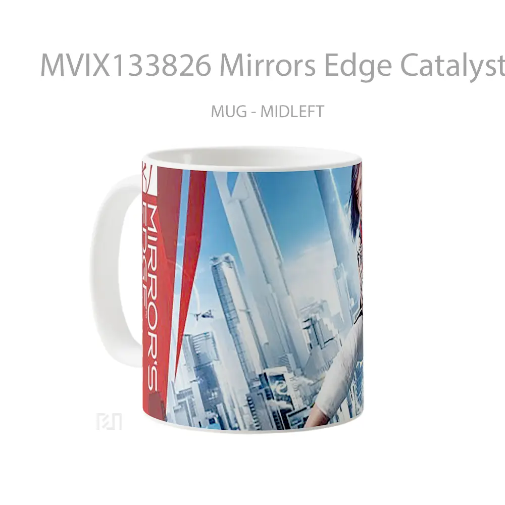 Mug Mirrors Edge Catalyst Gelas Keramik Unik - All-side / Desain