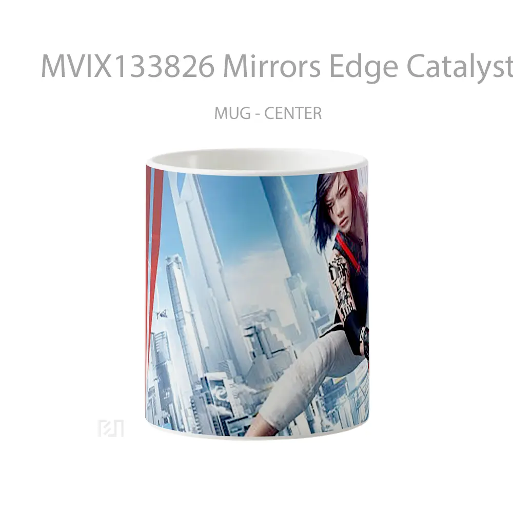 Mug Mirrors Edge Catalyst Gelas Keramik Unik