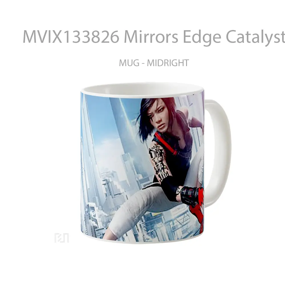 Mug Mirrors Edge Catalyst Gelas Keramik Unik - All-side / Desain