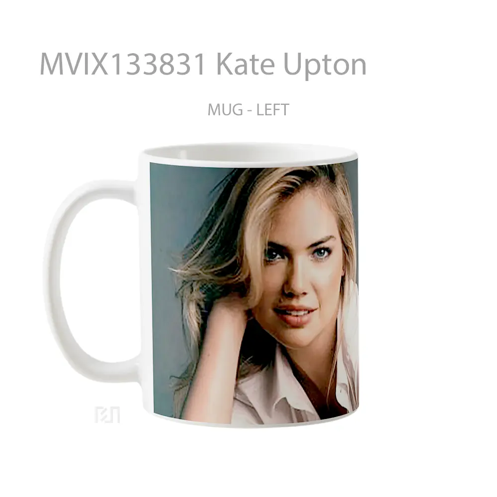 Mug Kate Upton Gelas Keramik Unik - All-side / Desain