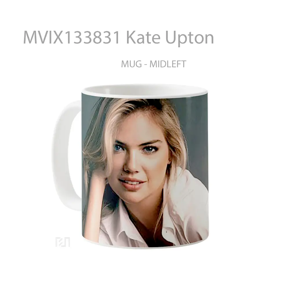 Mug Kate Upton Gelas Keramik Unik - All-side / Desain
