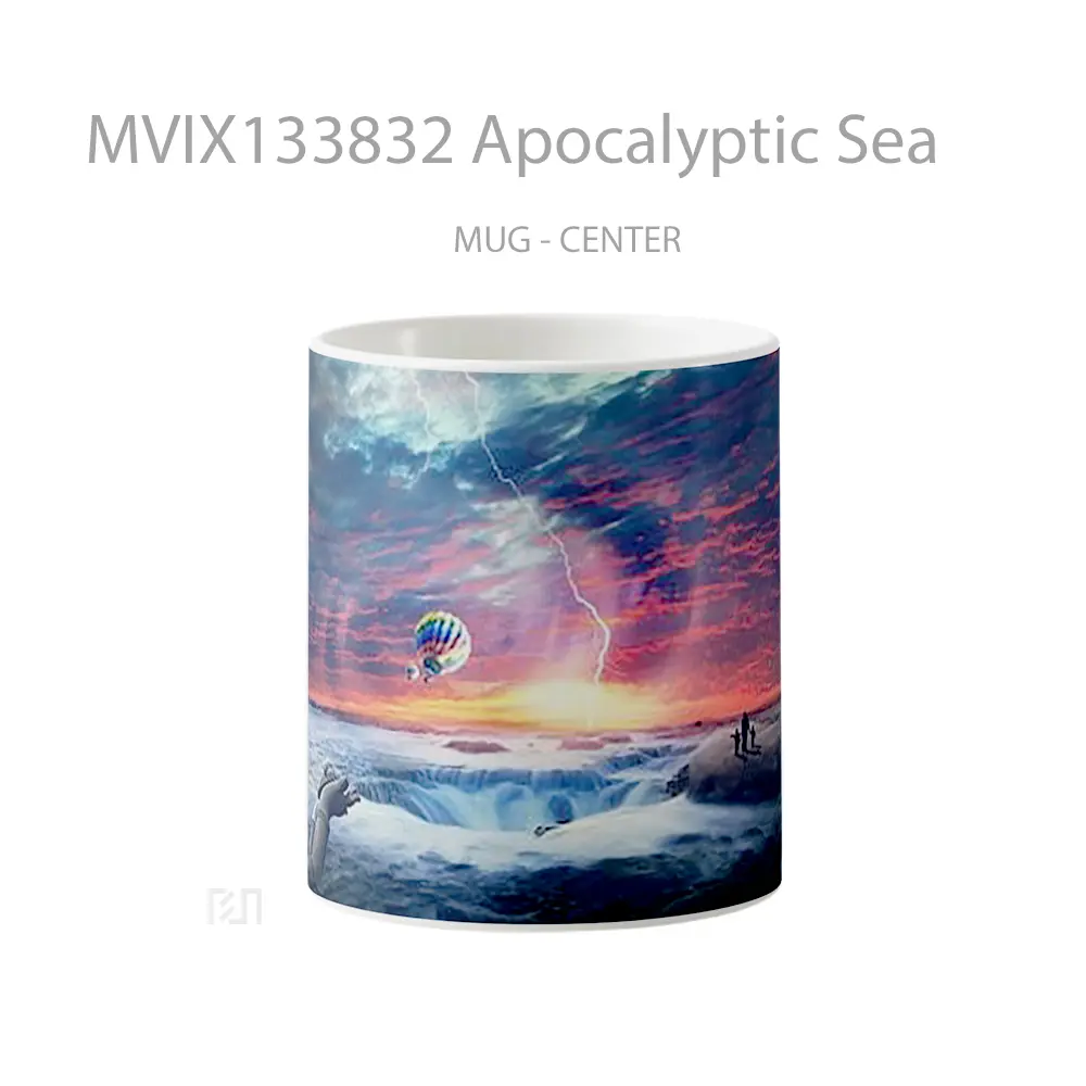 Mug Apocalyptic Sea Gelas Pemandangan Alam