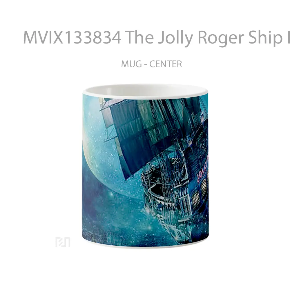 Mug The Jolly Roger Ship In Peter Pan Gelas Keramik Unik