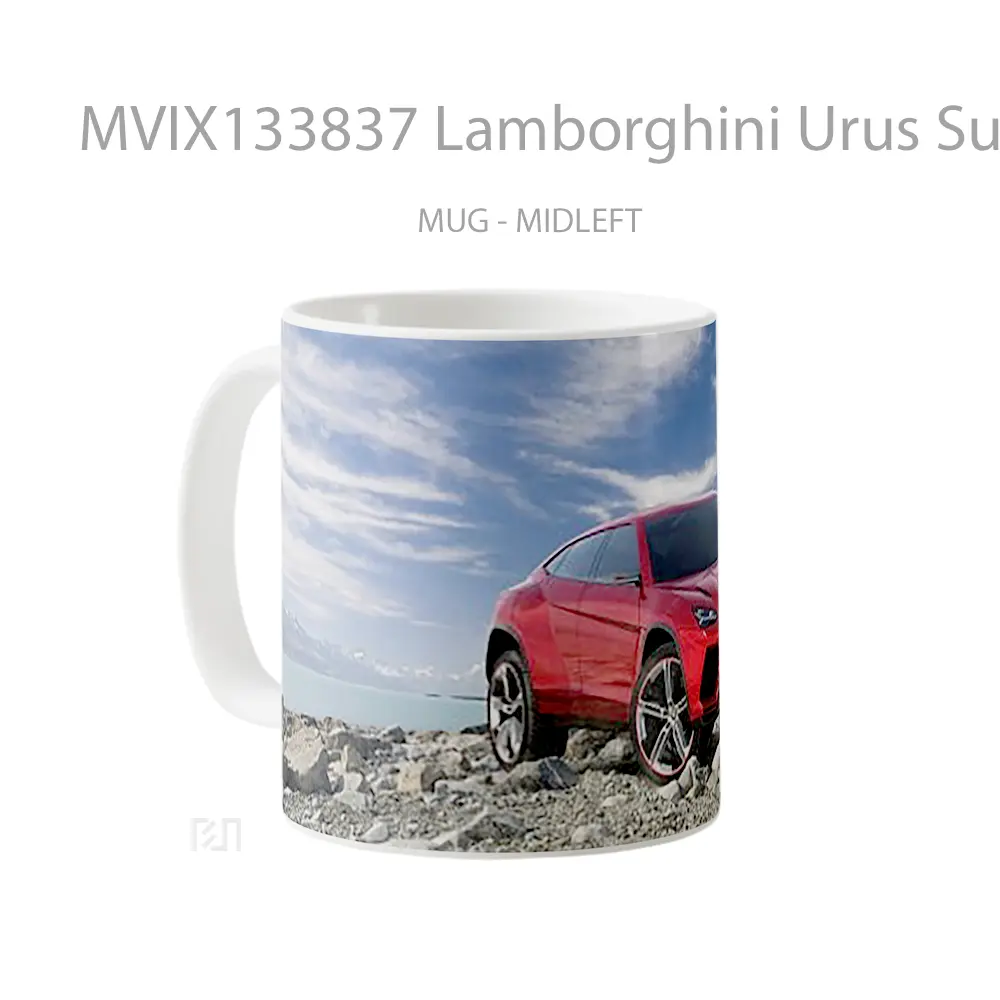 Mug Lamborghini Urus Suv Cangkir Mobil - All-side / Desain