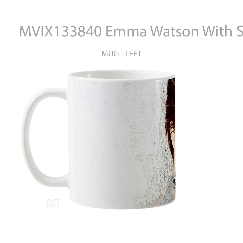 Mug Emma Watson With Short Hair Gelas Selebriti - All-side / Desain