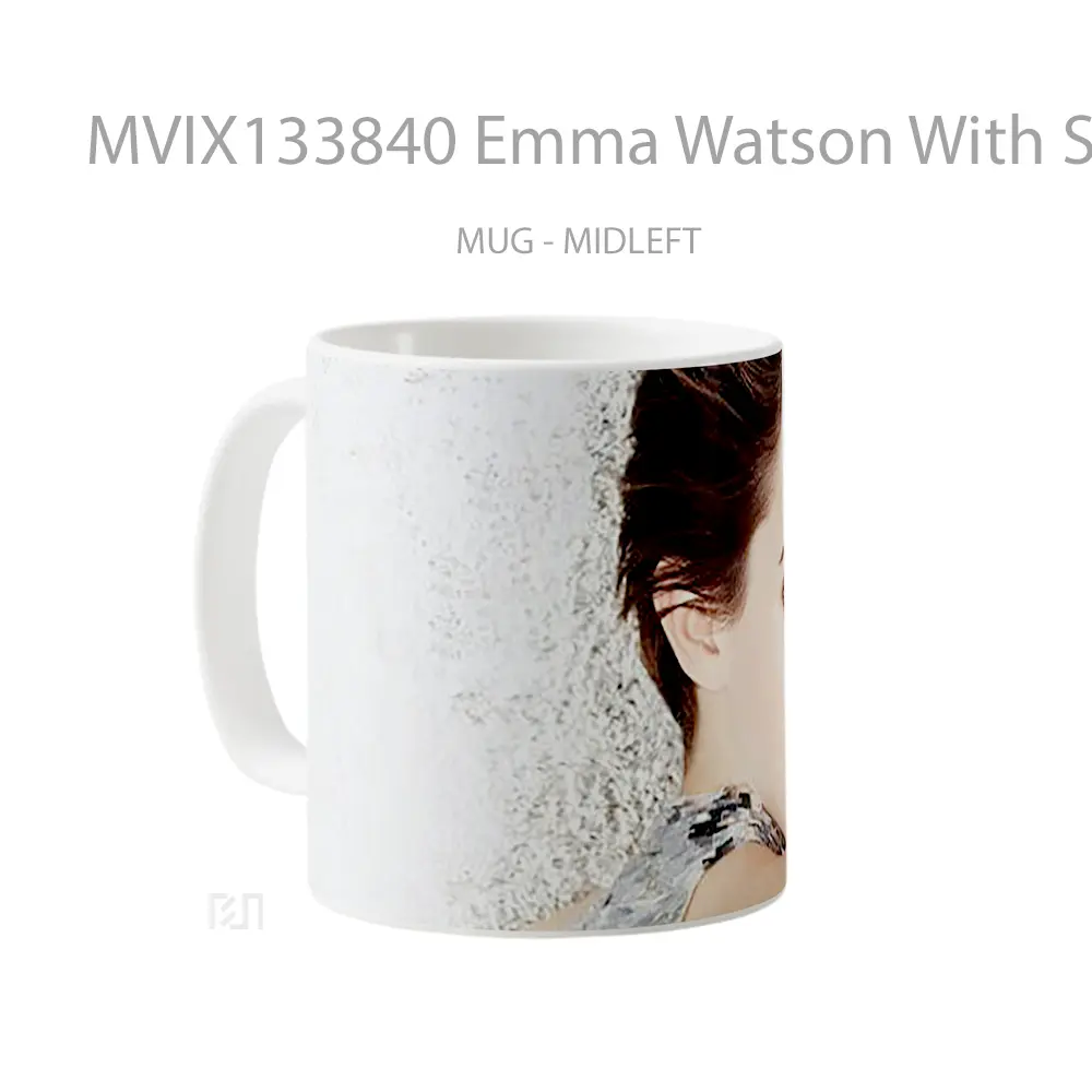 Mug Emma Watson With Short Hair Gelas Selebriti - All-side / Desain