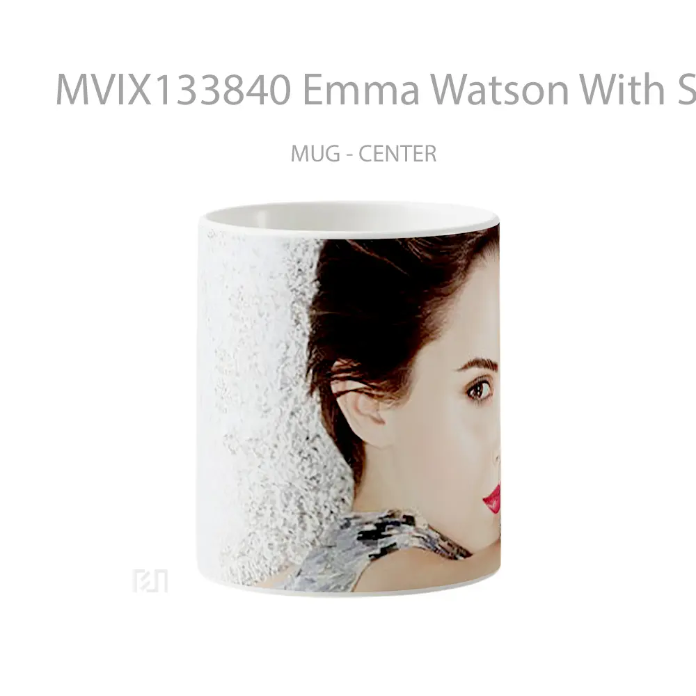 Mug Emma Watson With Short Hair Gelas Selebriti