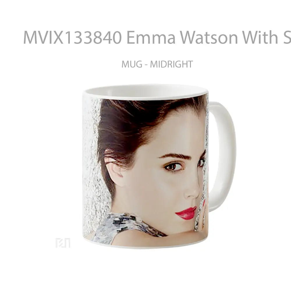 Mug Emma Watson With Short Hair Gelas Selebriti - All-side / Desain