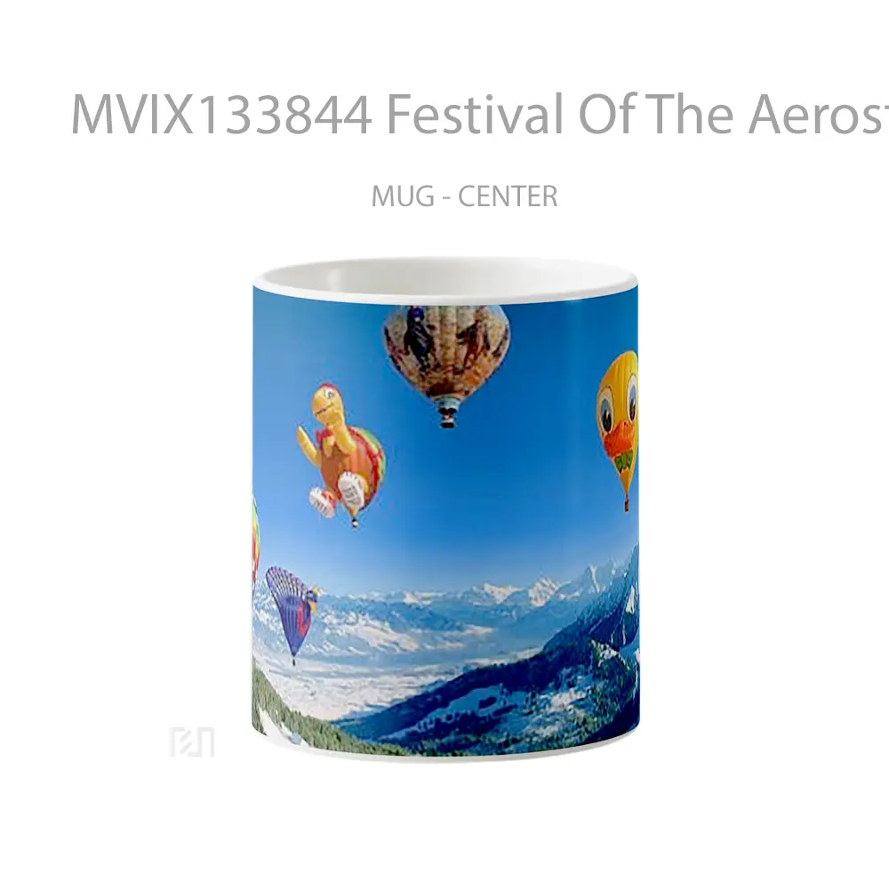 Mug Festival Of The Aerostatic Balloon Gelas Keramik Unik