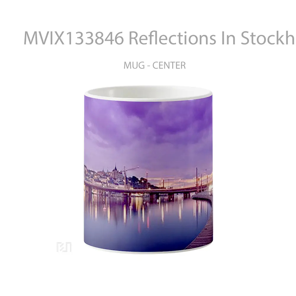 Mug Reflections In Stockholm Sweden Gelas Keramik Unik