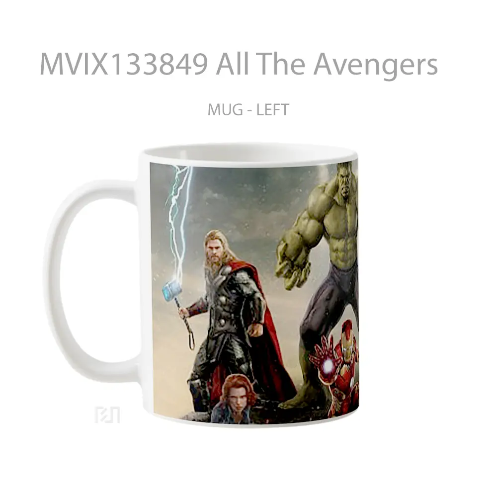 Mug All The Avengers Gelas Superhero - All-side / Desain