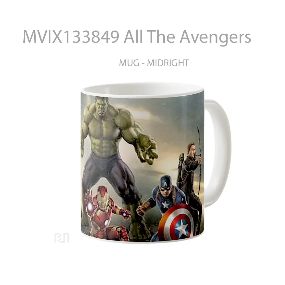 Mug All The Avengers Gelas Superhero - All-side / Desain