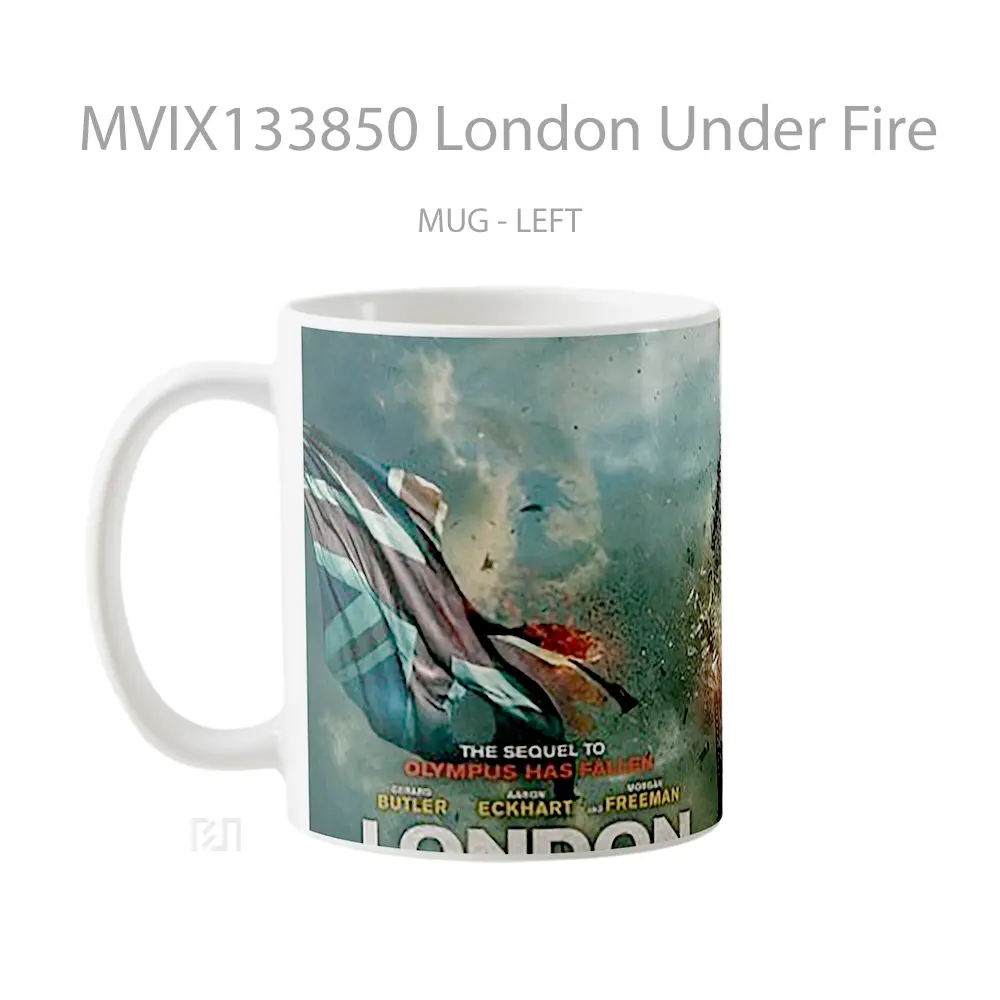 Mug London Under Fire Gelas Keramik Unik - All-side / Desain