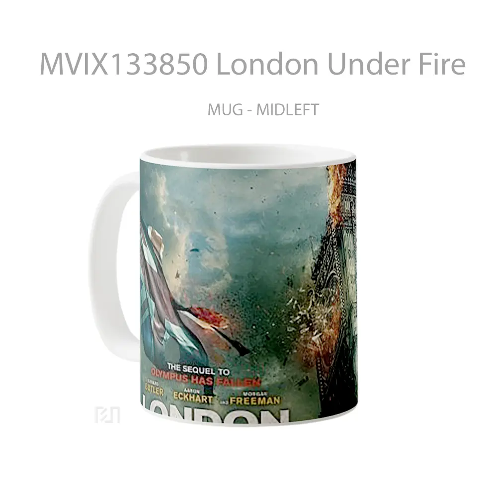 Mug London Under Fire Gelas Keramik Unik - All-side / Desain